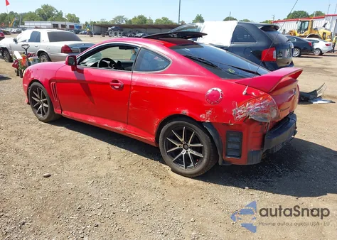 2003 Hyundai Tiburon Gt V6 z USA, uszkodzony, nr VIN KMHHN65F83U087756